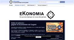 Desktop Screenshot of ekonomia.fr